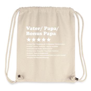 Vater 5 Sterne Bewertung - Stanley/Stella recycelter Gym Bag - Naturweiß - Vorne