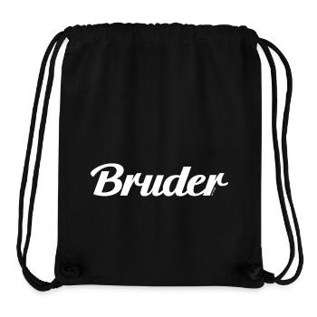 Brother white 2024 - Stanley/Stella Recycled Gym Bag - black - Front
