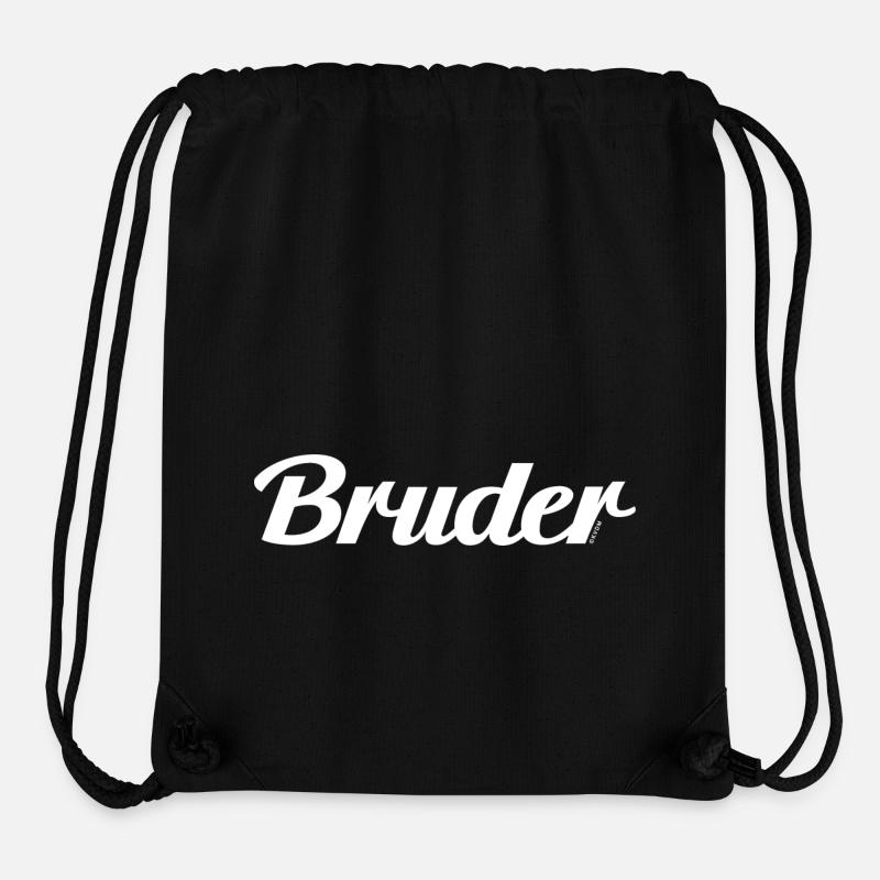 Brother white 2024 - Stanley/Stella Recycled Gym Bag - black