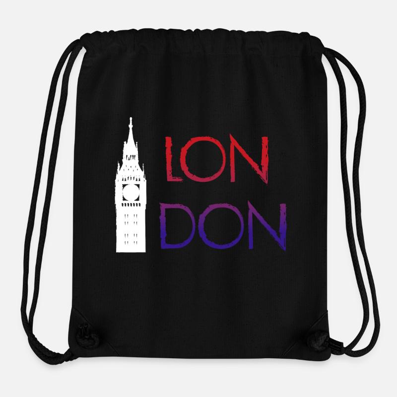 London - Stanley/Stella Recycled Gym Bag - black
