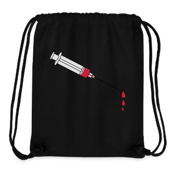 Blood Syringe - Stanley/Stella Recycled Gym Bag - black - Front