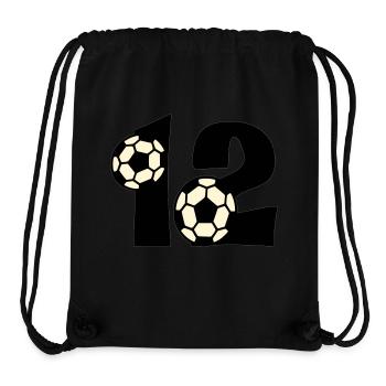 Finally 12 - Stanley/Stella Recycled Gym Bag - black - Front
