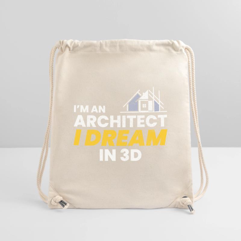 Architect 3D Dream Construction Architecture Funny Stanley/Stella Recycled Gym Bag