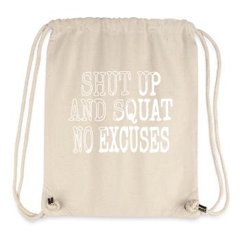 defensive joke statement churrascada winter - Stanley/Stella recycelter Gym Bag - Naturweiß - Vorne