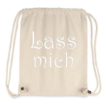 Lass mich - Stanley/Stella recycelter Gym Bag - Naturweiß - Vorne