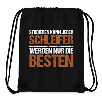 Anyone can study - Schleifer Edition - Stanley/Stella Recycled Gym Bag - black - Front