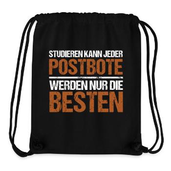 Studieren kann jeder - Postbote Edition - Stanley/Stella recycelter Gym Bag - Schwarz - Vorne