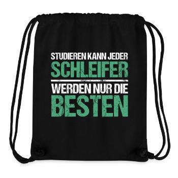 Anyone can study - Schleifer Edition - Stanley/Stella Recycled Gym Bag - black - Front