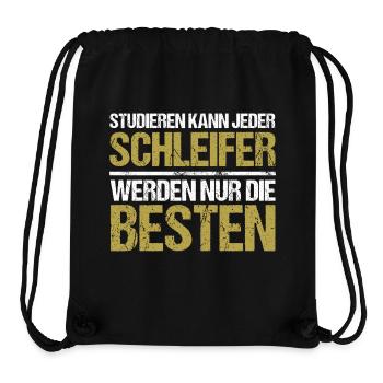 Anyone can study - Schleifer Edition - Stanley/Stella Recycled Gym Bag - black - Front