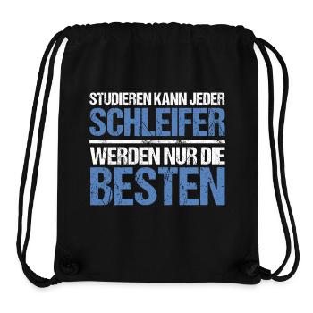 Anyone can study - Schleifer Edition - Stanley/Stella Recycled Gym Bag - black - Front