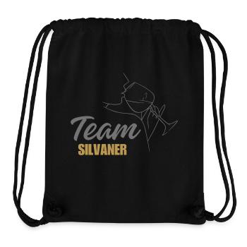 Team Silvaner - Stanley/Stella recycelter Gym Bag - Schwarz - Vorne