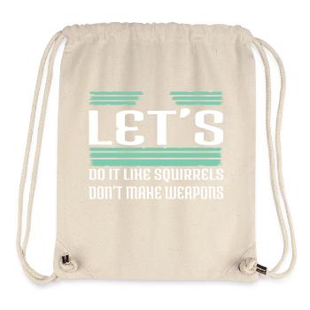 present idea statement counterculture - Stanley/Stella Recycled Gym Bag - natural - Front