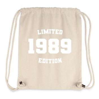 Édition limitée 1989 - Sac à cordon recyclé Stanley/Stella - blanc naturel - Devant