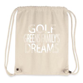 humor funny quote gift idea golf lifestyle funny - Stanley/Stella recycelter Gym Bag - Naturweiß - Vorne