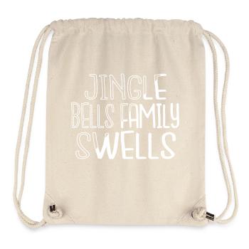 Dictons Citation Drôle Lumières De Noël Humour Blague - Sac à cordon recyclé Stanley/Stella - blanc naturel - Devant