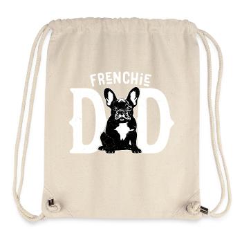 Frenchie Dad Owner French Bulldog - Stanley/Stella recycelter Gym Bag - Naturweiß - Vorne