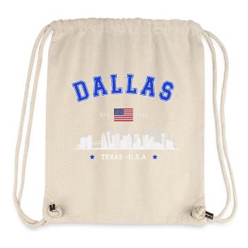 Dallas, Texas, gegründet 1841 - Stanley/Stella recycelter Gym Bag - Naturweiß - Vorne