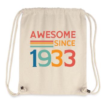 Awesome since 1933 - Stanley/Stella Recycled Gym Bag - natural - Front