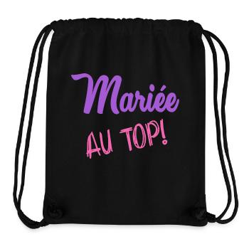 ZUKÜNFTIGE BRAUT. Junggesellinnenabschied - Stanley/Stella recycelter Gym Bag - Schwarz - Vorne