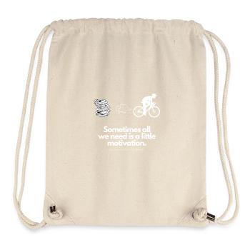 Extra Portion Motivation für Fahrradfahrer Spülen - Stanley/Stella recycelter Gym Bag - Naturweiß - Vorne