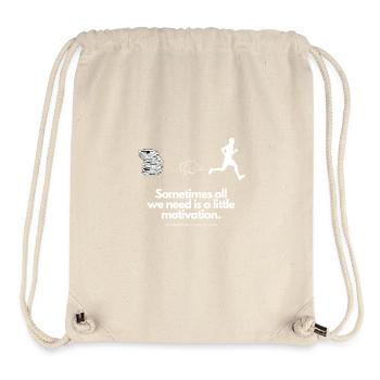 Extra Portion Motivation für Läufer Spülen - Stanley/Stella recycelter Gym Bag - Naturweiß - Vorne