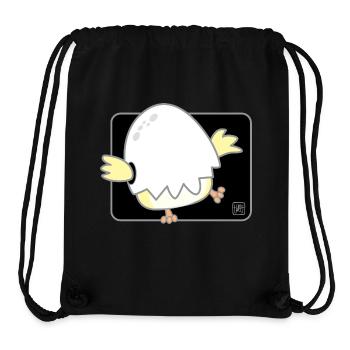 Bird Korean - Japanese Style 01 - Stanley/Stella Recycled Gym Bag - black - Front