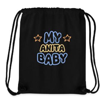 Anita as a given name - Stanley/Stella Recycled Gym Bag - black - Front