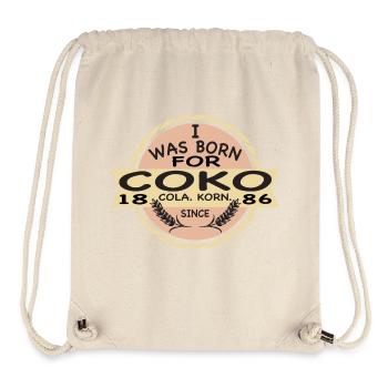 Born For Korn Dorfkind Spruch Landwirt - Stanley/Stella recycelter Gym Bag - Naturweiß - Vorne