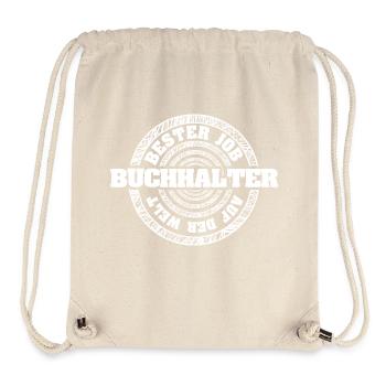 Job Buchhalter - Stanley/Stella recycelter Gym Bag - Naturweiß - Vorne