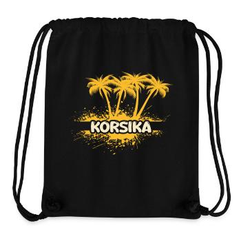 Korsika - Stanley/Stella recycelter Gym Bag - Schwarz - Vorne