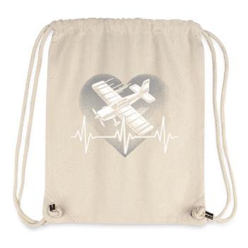 Herzschlag Modellflug - Stanley/Stella recycelter Gym Bag - Naturweiß - Vorne