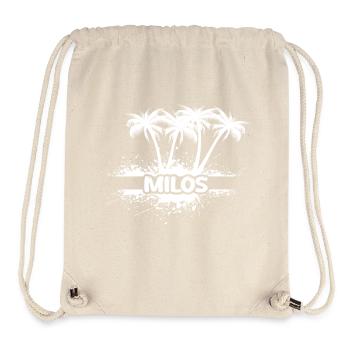 Milos as a party - Stanley/Stella Recycled Gym Bag - natural - Front