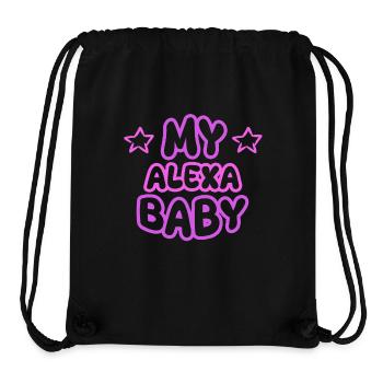 Alexa als Vorname - Stanley/Stella recycelter Gym Bag - Schwarz - Vorne