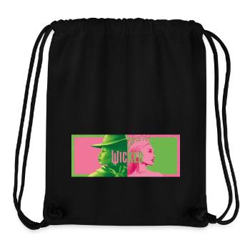 Wicked Elphaba And Glinda Design - Stanley/Stella Recycled Gym Bag - black - Front