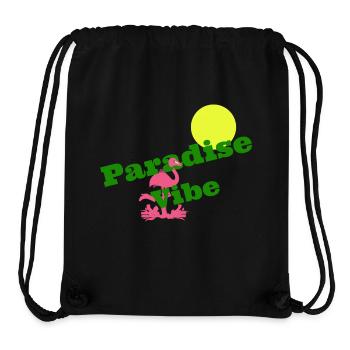 Flamingo im Paradies - Stanley/Stella recycelter Gym Bag - Schwarz - Vorne