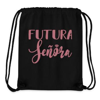 Futura Señora Engagement Bridal Shower Wedding - Stanley/Stella Recycled Gym Bag - black - Front