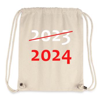 meilleur vente bonne année 2023 2024 - Sac à cordon recyclé Stanley/Stella - blanc naturel - Devant
