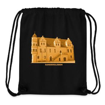 Sandersleben Rathaus Arnstein Harz Sachsen-Anhalt - Stanley/Stella recycelter Gym Bag - Schwarz - Vorne