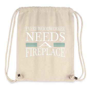 felling birthday gift forest work - Stanley/Stella Recycled Gym Bag - natural - Front
