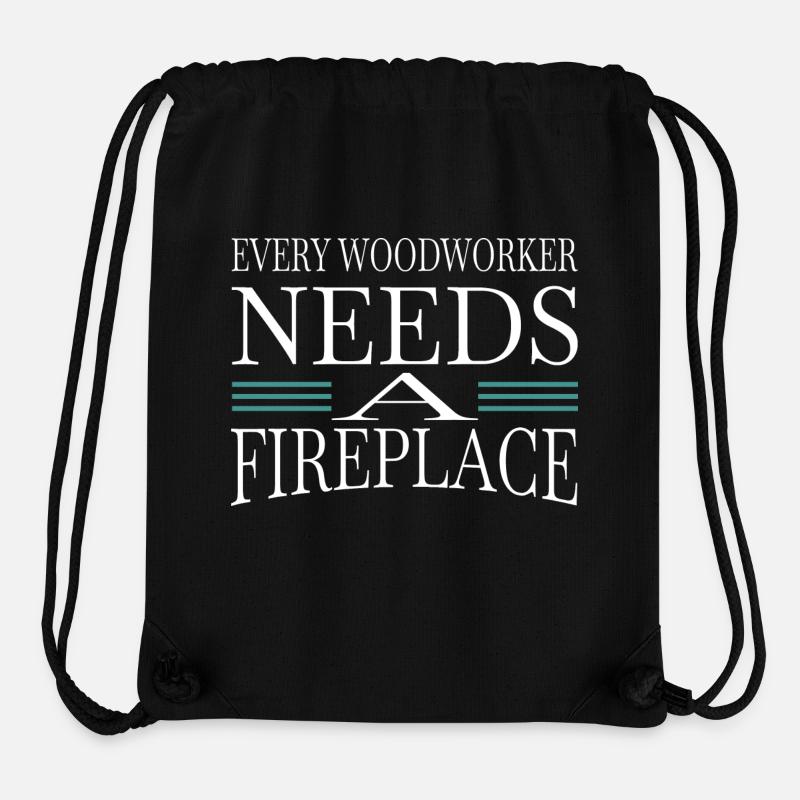 felling birthday gift forest work - Stanley/Stella recycelter Gym Bag - Schwarz