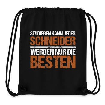 Studieren kann jeder - Schneider Edition - Stanley/Stella recycelter Gym Bag - Schwarz - Vorne