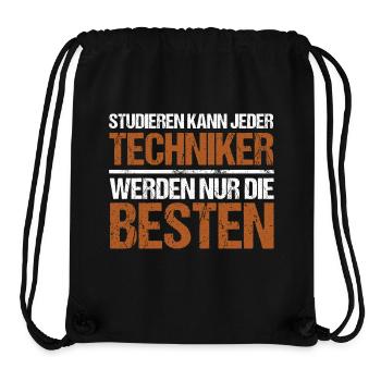 Anyone can study - Techniker Edition - Stanley/Stella Recycled Gym Bag - black - Front