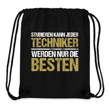 Anyone can study - Techniker Edition - Stanley/Stella Recycled Gym Bag - black - Front