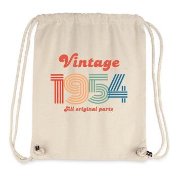 Vintage 1954 all original parts - Stanley/Stella Recycled Gym Bag - natural - Front