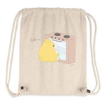 Cuisson des hamsters - Sac à cordon recyclé Stanley/Stella - blanc naturel - Devant