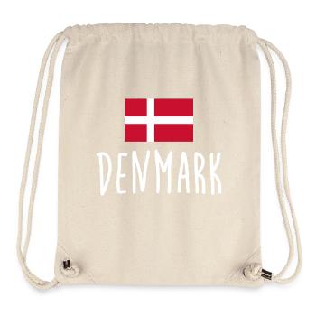 Denmark Flag - Dänemark Flagge - Kopenhagen - Stanley/Stella recycelter Gym Bag - Naturweiß - Vorne