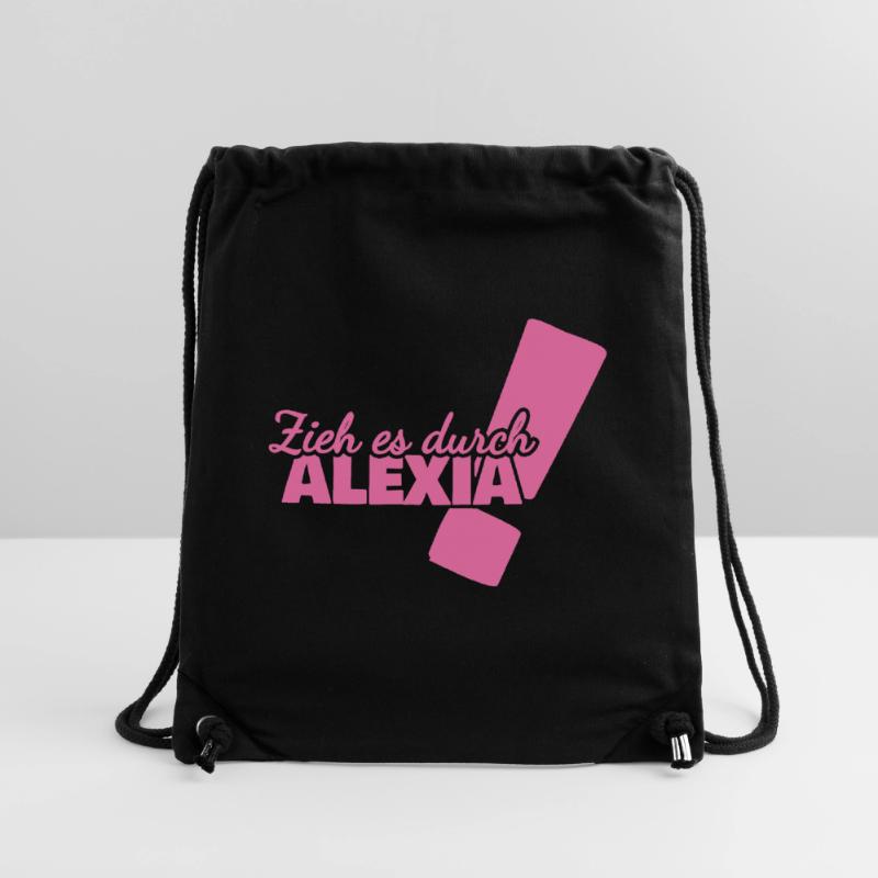 First name Alexia Stanley/Stella Recycled Gym Bag