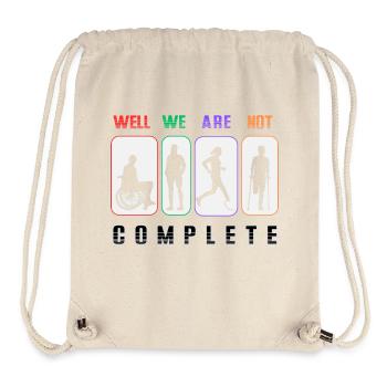 Vielfalt in Einheit - Amputee - Stanley/Stella recycelter Gym Bag - Naturweiß - Vorne