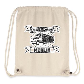 First name Merlin - Stanley/Stella Recycled Gym Bag - natural - Front