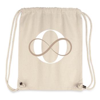 Infinite Letter O - Stanley/Stella Recycled Gym Bag - natural - Front